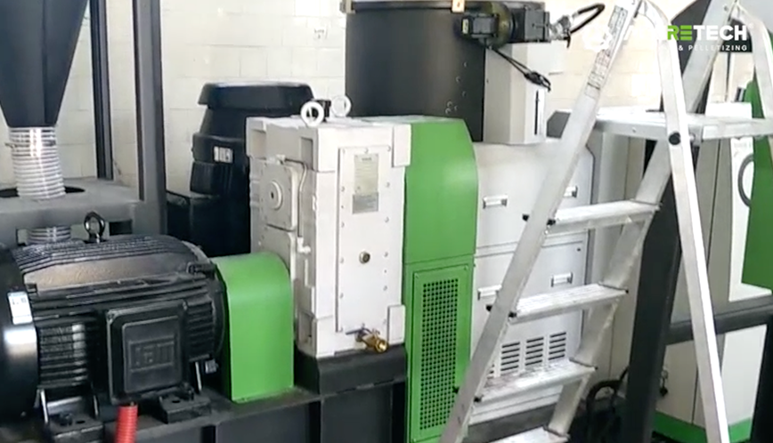 ACS-PRO Toz Giderme Ekipmanlı Plastik Peletleme Makinesi