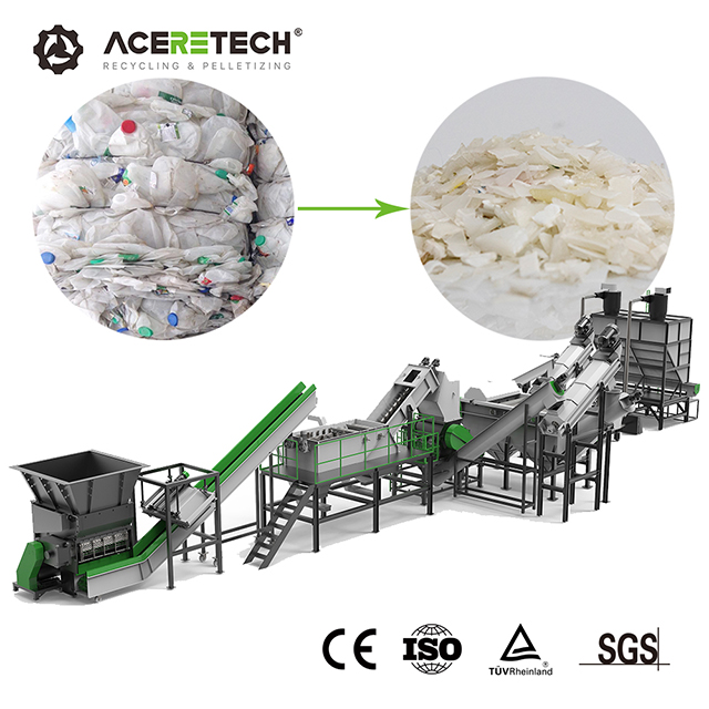 AWS-HDPE En İyi Fiyat Küçük Plastik Şişe Geri Dönüşüm Makinası